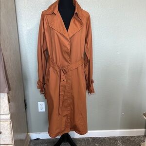 Forever 21 Women's Rust Trench Coat